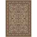 Concord Global 5 ft. 3 in. x 7 ft. 7 in. Persian Classics Sarouk - Ivory 20925